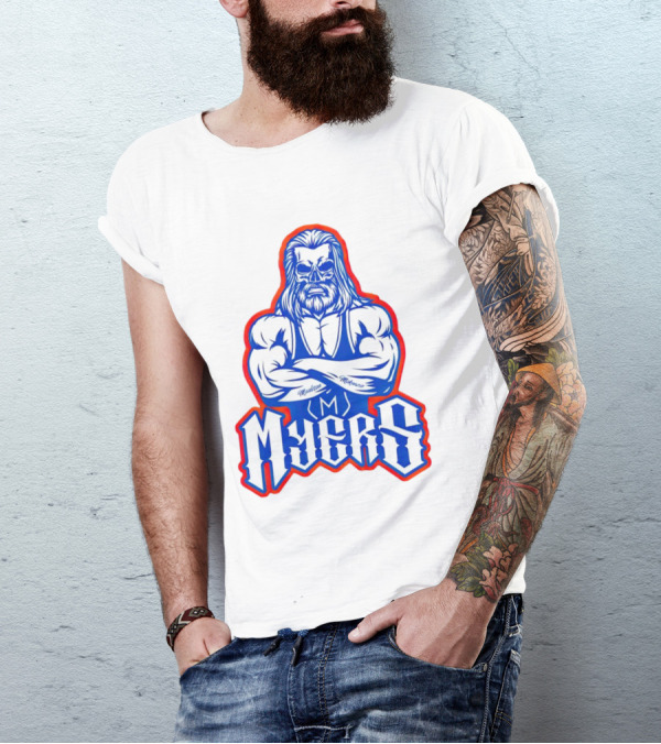 Brian Myers Skull Muscular Icon M Tattoo T-Shirt