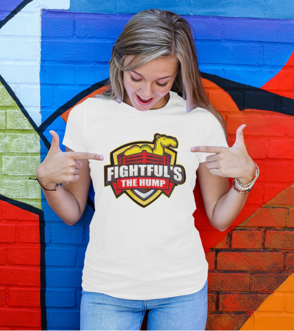 Fightful's The Hump Wrestling Camel Badge T-Shirt