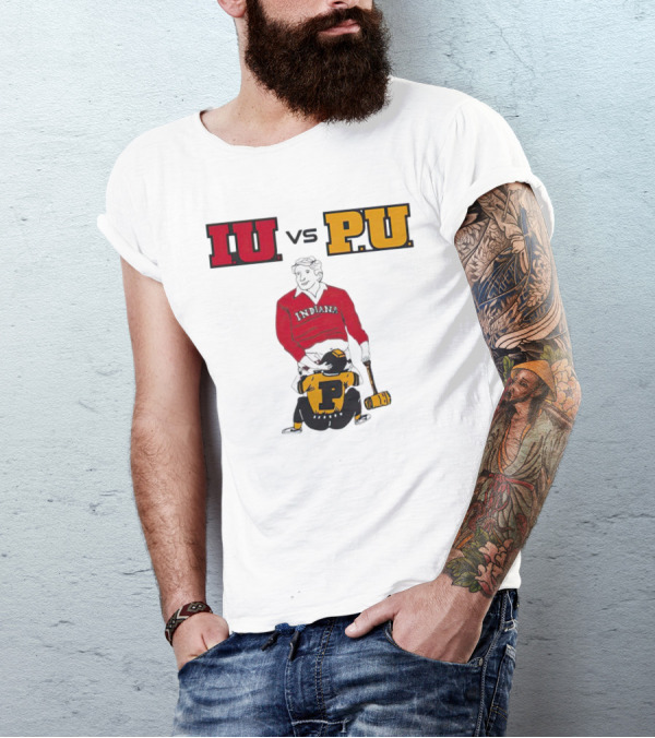IU Vs PU Indiana Adults Joke Rivalry T-Shirt