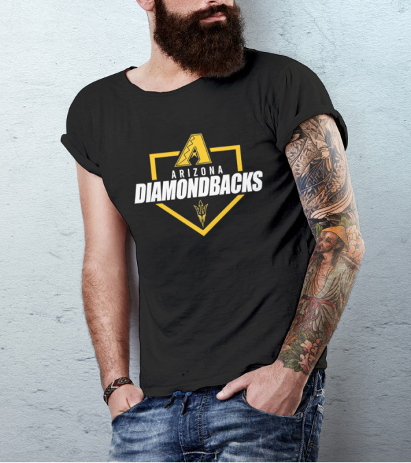 Arizona State University Night Arizona Diamondbacks T-Shirt