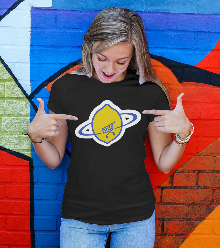 U2 Popmart Tour 90s Lemon Cart Saturn T-Shirt