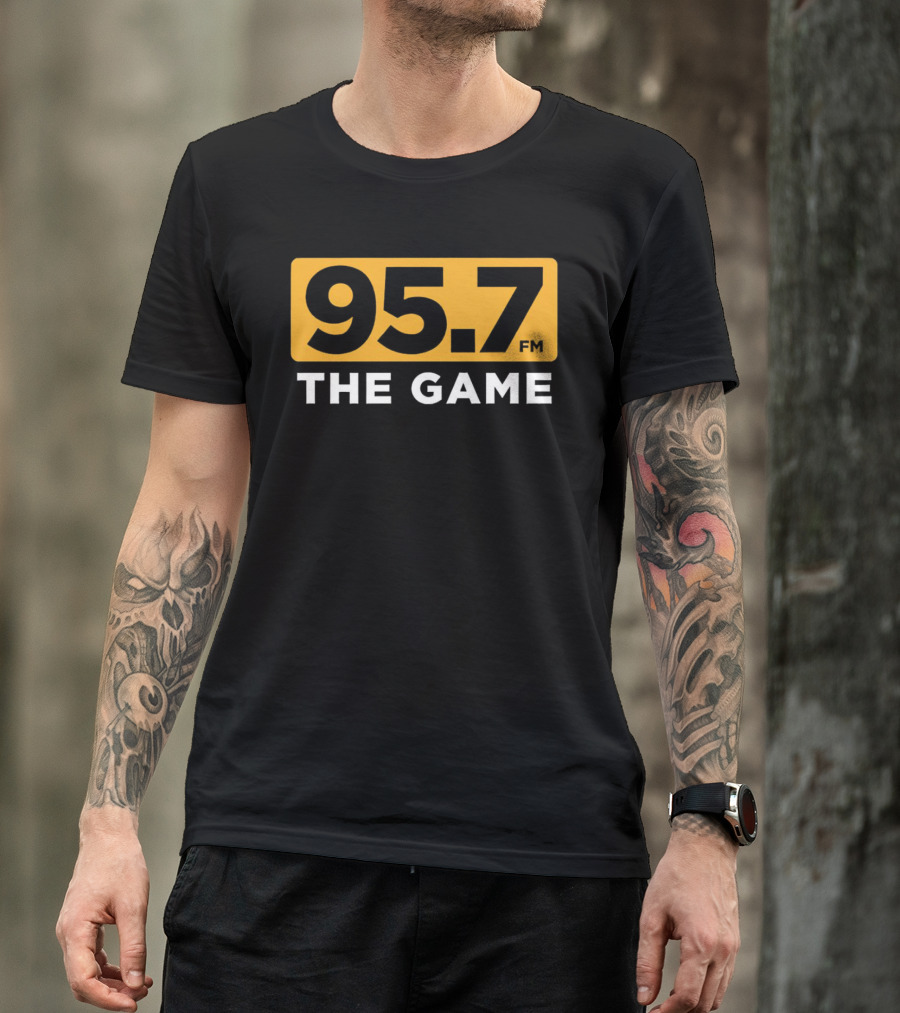 95.7 FM The Game Radio Station T-Shirt