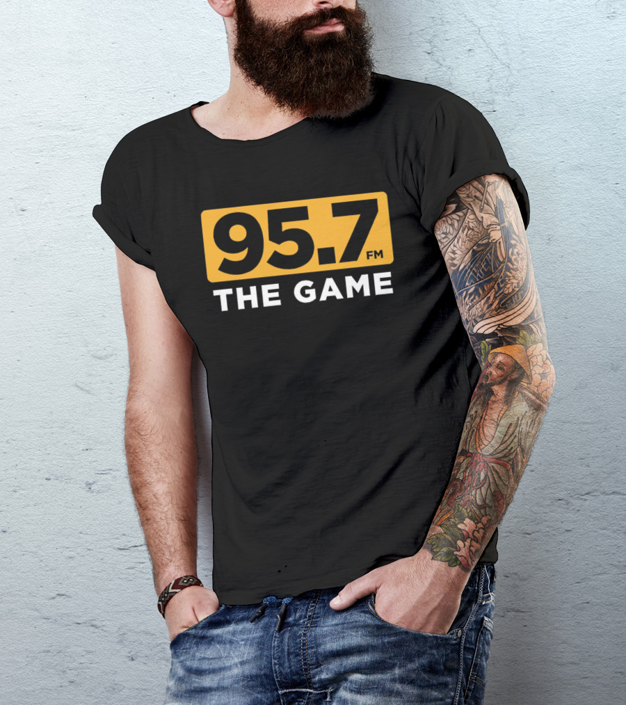 95.7 FM The Game Radio Station T-Shirt