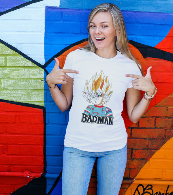 Badman Vegeta Chucky Good Guys Overalls T-Shirt