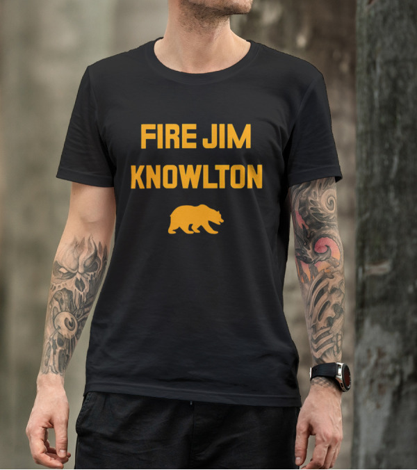 California Golden Bears Fire Jim Knowlton Bear T-Shirt