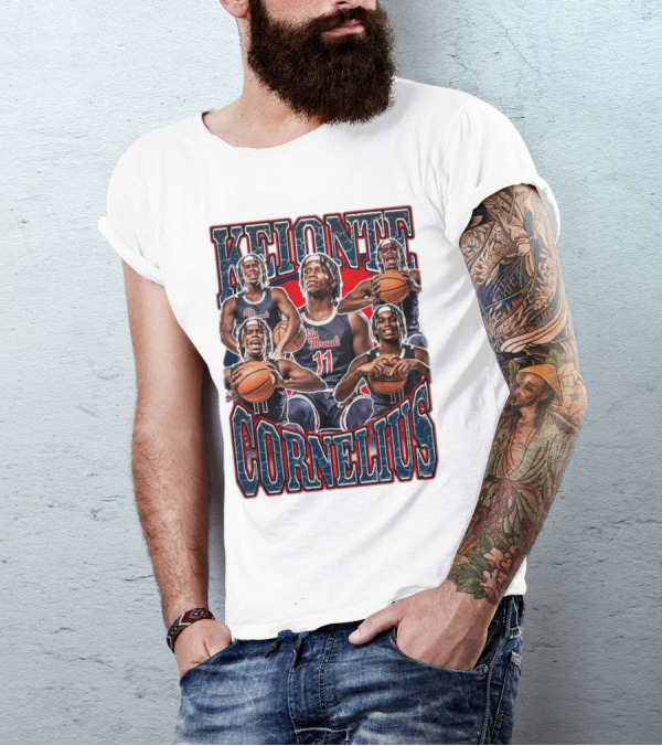 Keionte Corneilus Basketball Star Action Collage T-Shirt