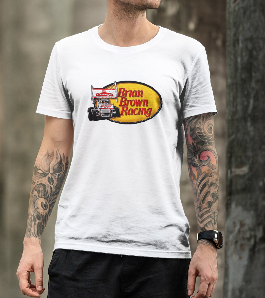 Brian Brown Racing Casey's FVP Sprint Car Racing T-Shirt