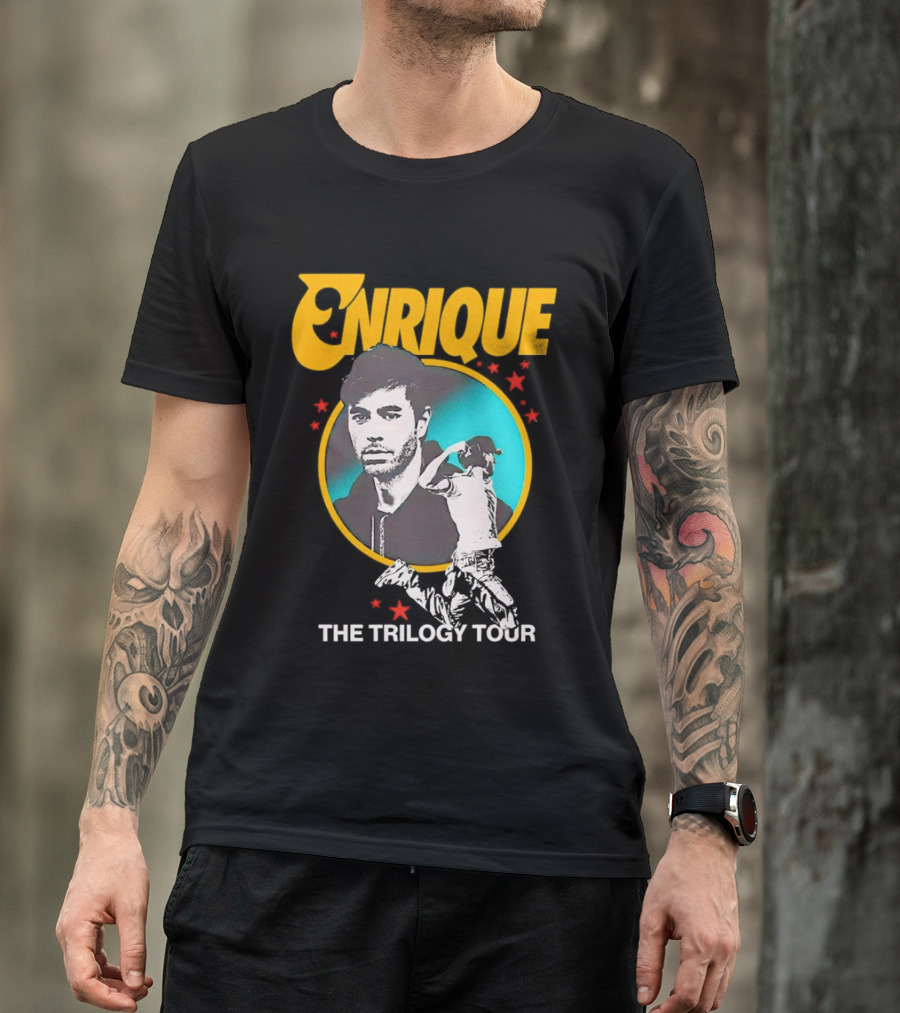 Enrique The Trilogy Tour Stars And Performer T-Shirt