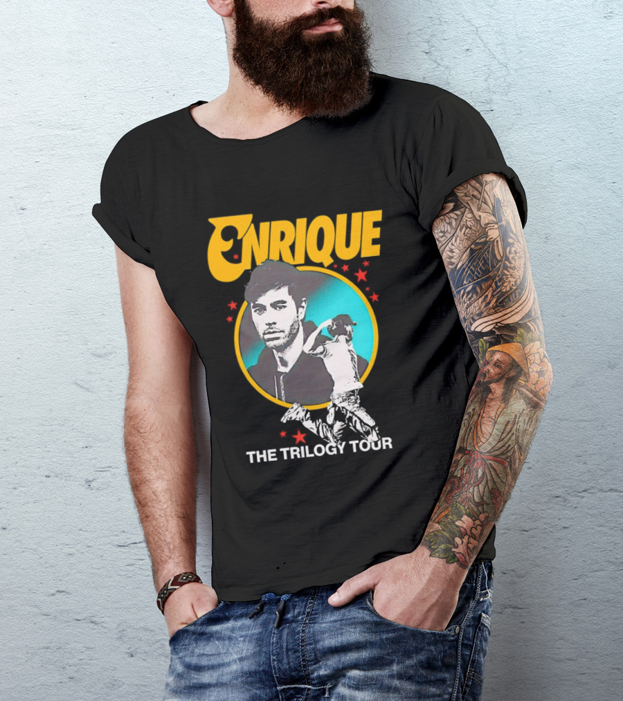 Enrique The Trilogy Tour Stars And Performer T-Shirt