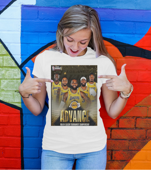Los Angeles Lakers Advance NBA In-Season Tournament Championship T-Shirt