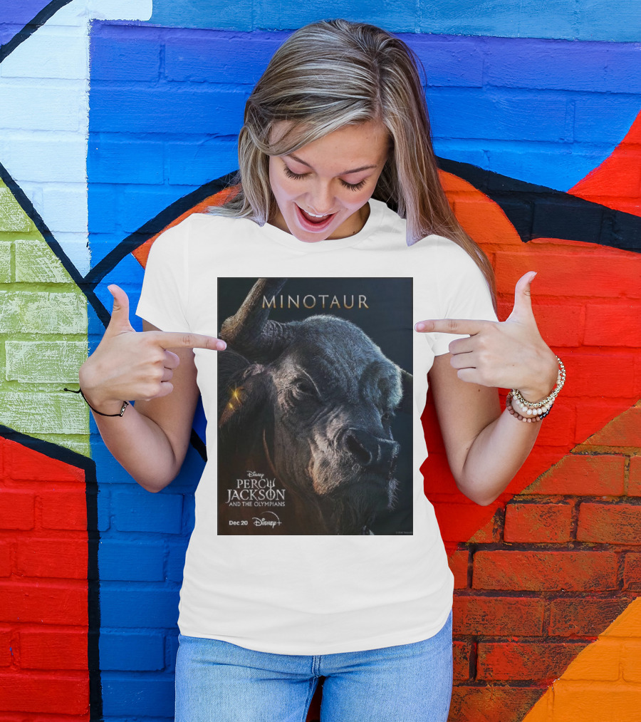 Minotaur Disney Percy Jackson And The Olympians Dec 20 Disney+ T-Shirt