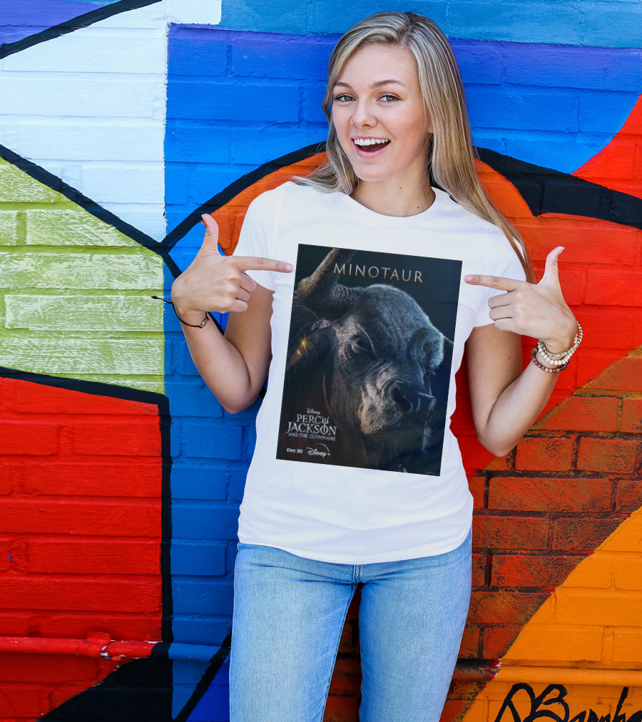 Minotaur Disney Percy Jackson And The Olympians Dec 20 Disney+ T-Shirt