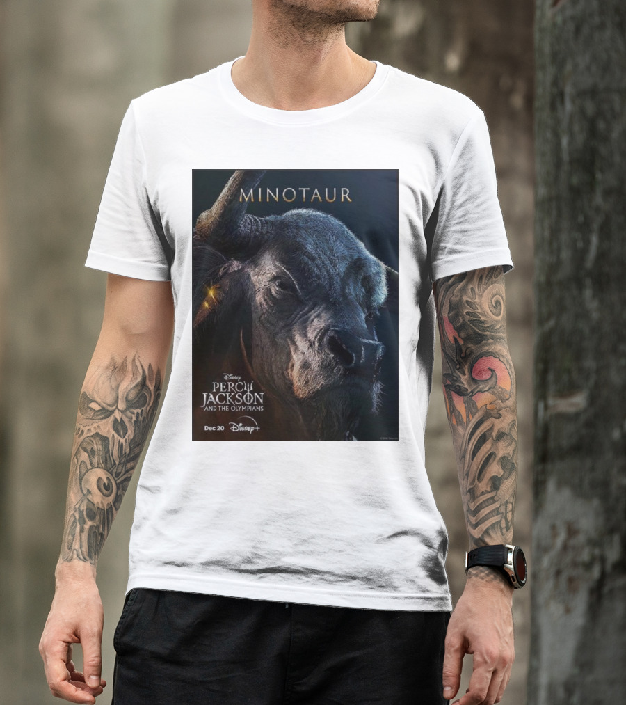 Minotaur Disney Percy Jackson And The Olympians Dec 20 Disney+ T-Shirt