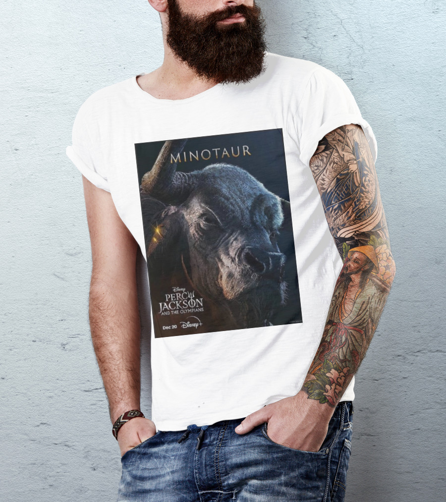 Minotaur Disney Percy Jackson And The Olympians Dec 20 Disney+ T-Shirt