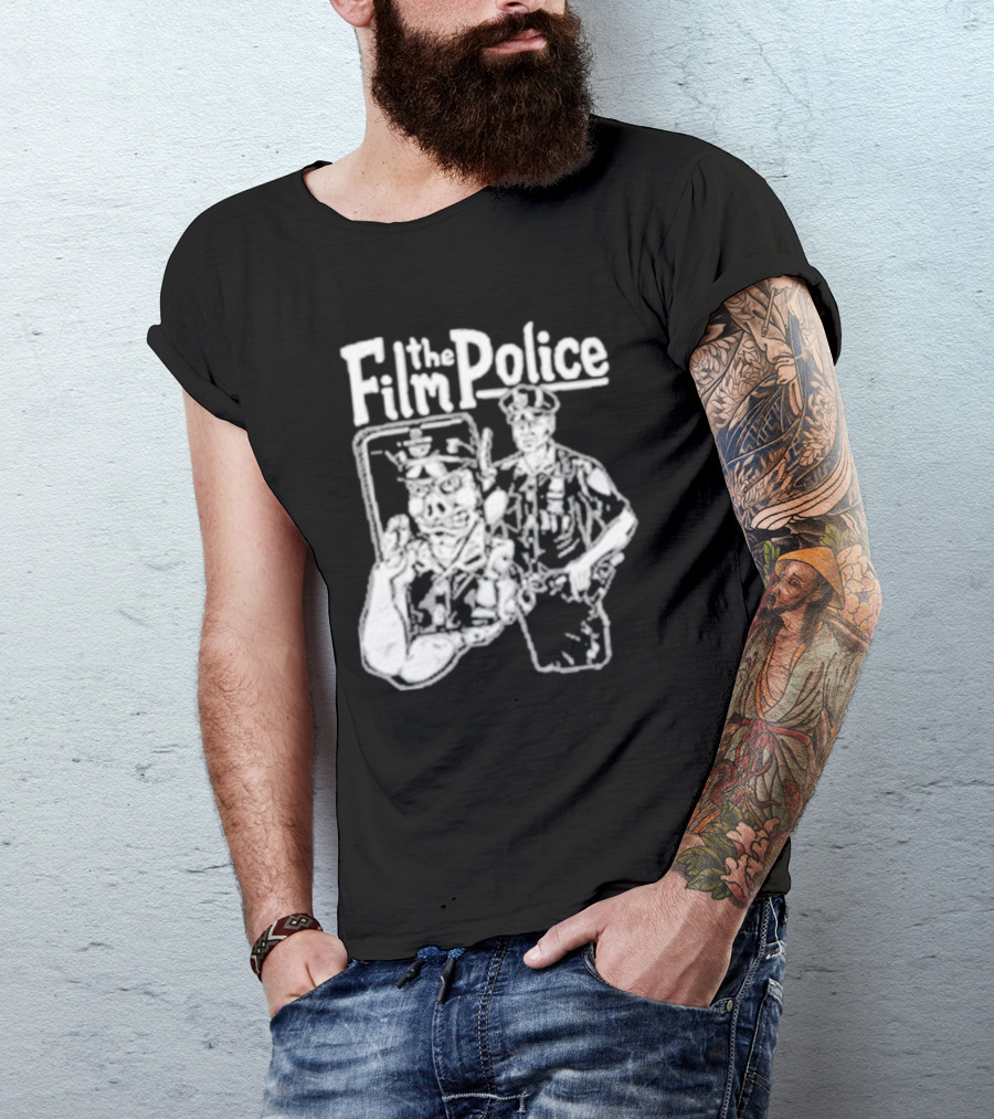 Punkwithacamera Film The Police Olafh Ace Officer Sketch T-Shirt