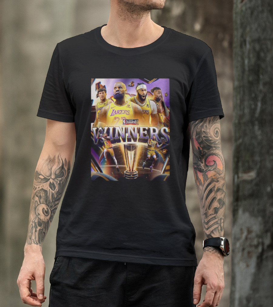 Winners The Lakers Win NBA In-Season Tournament Championship T-Shirt