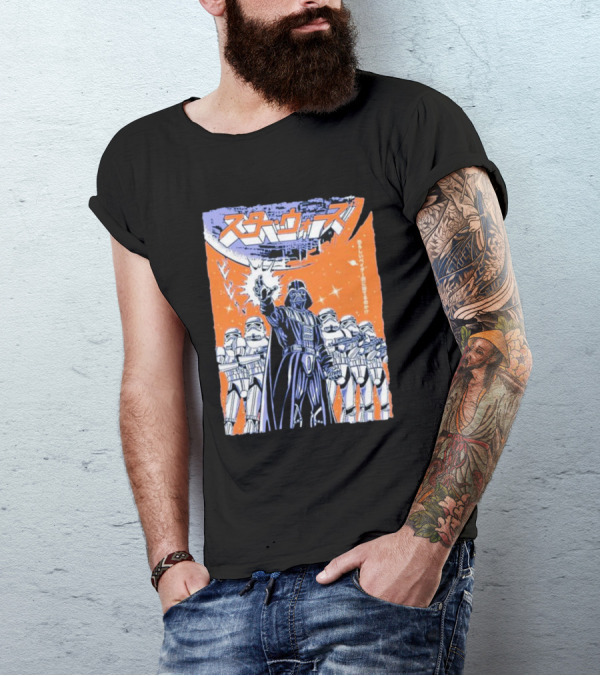 Vader Star Wars Japanese Stormtrooper Ensemble T-Shirt