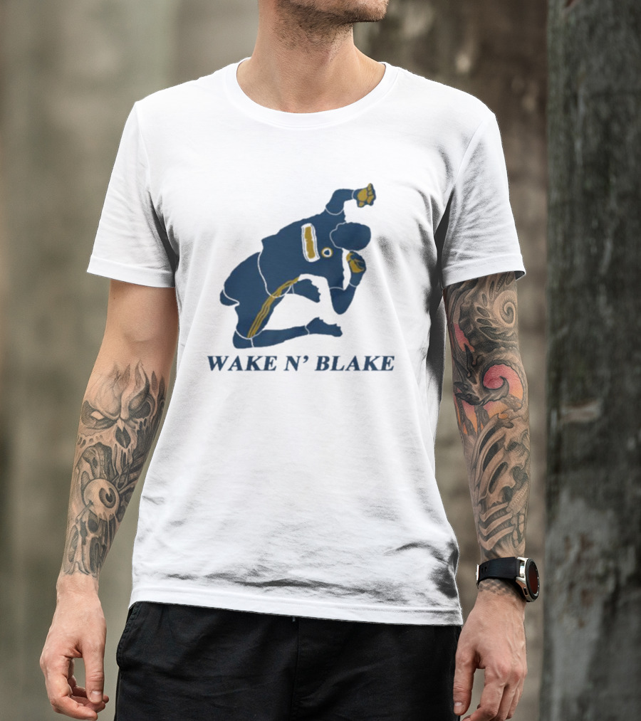 WAKE N' BLAKE Sports Jogging Exercise T-Shirt