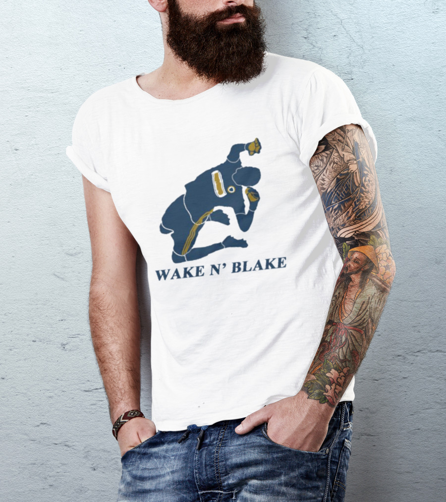 WAKE N' BLAKE Sports Jogging Exercise T-Shirt