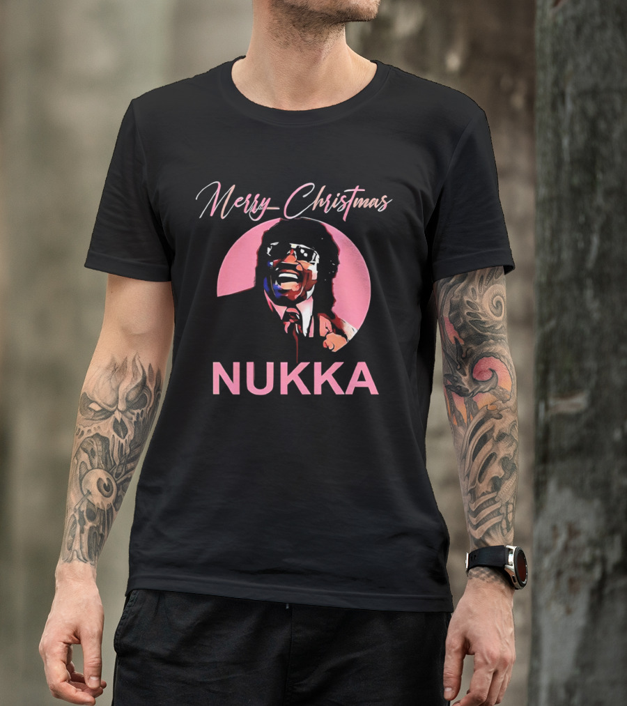 Merry Christmas Nukka Retro Holiday T-Shirt