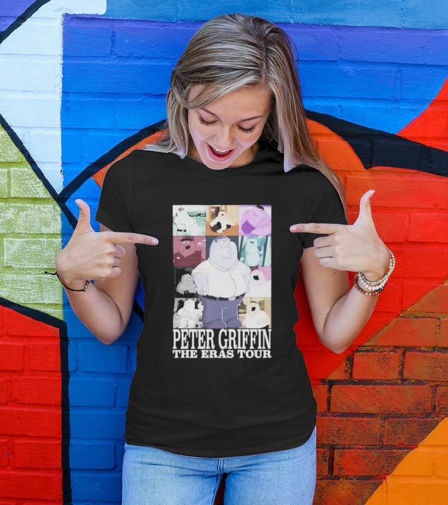 Peter Griffin The Eras Tour Nine Panel T-Shirt