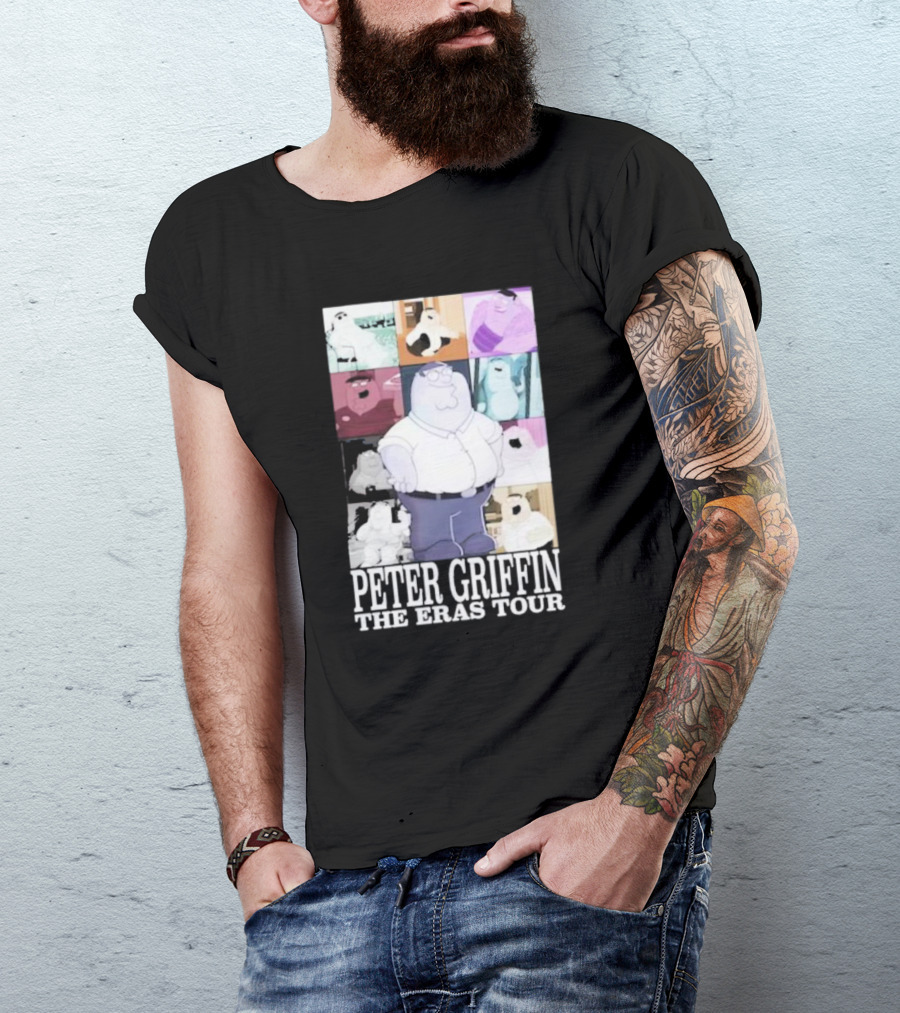 Peter Griffin The Eras Tour Nine Panel T-Shirt