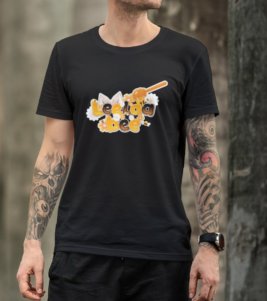 Leelaabee Honey Drizzle With Ears And Flowers T-Shirt