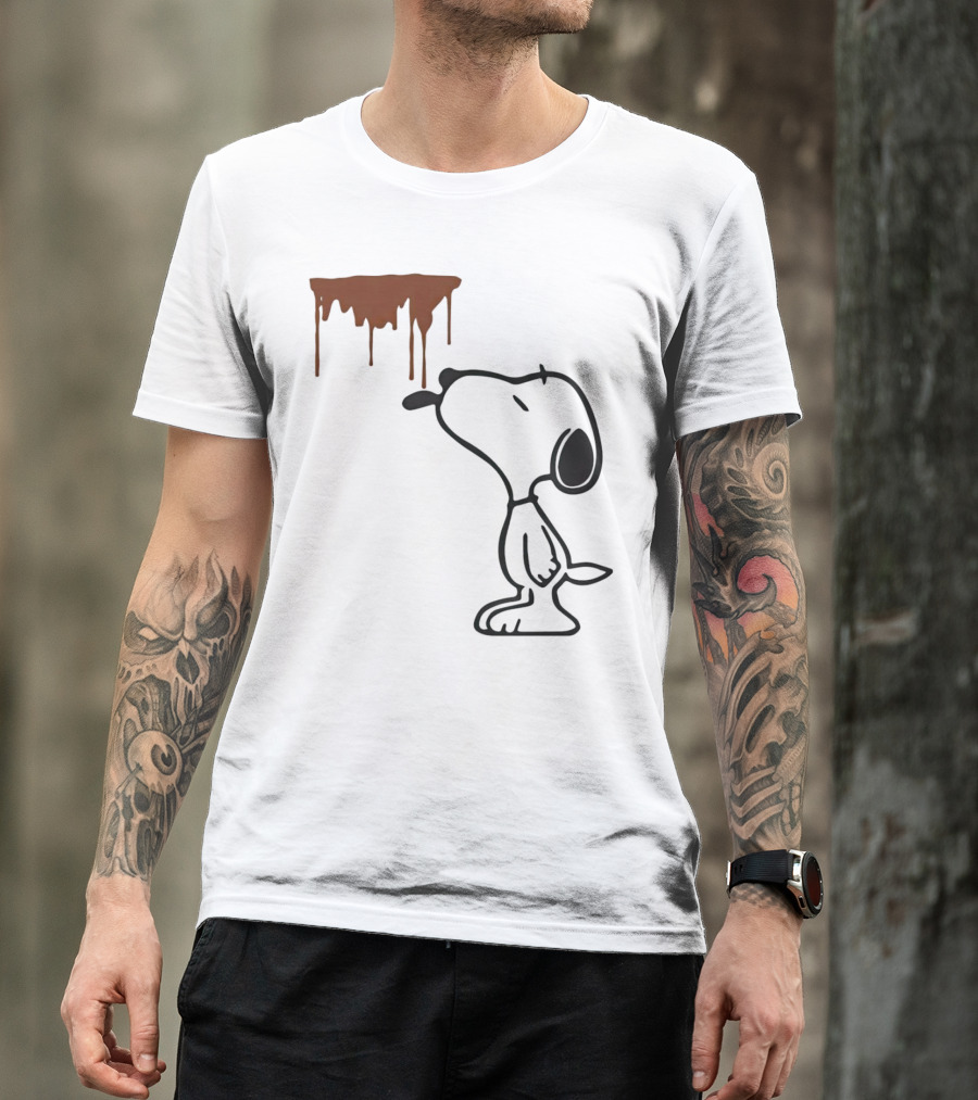 Snoopy Enjoys Dripping Coffee T-Shirt