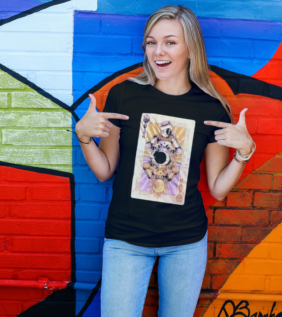 Five Nights At Freddy’s Security Breach Sun And Moon Tarot Card T-Shirt