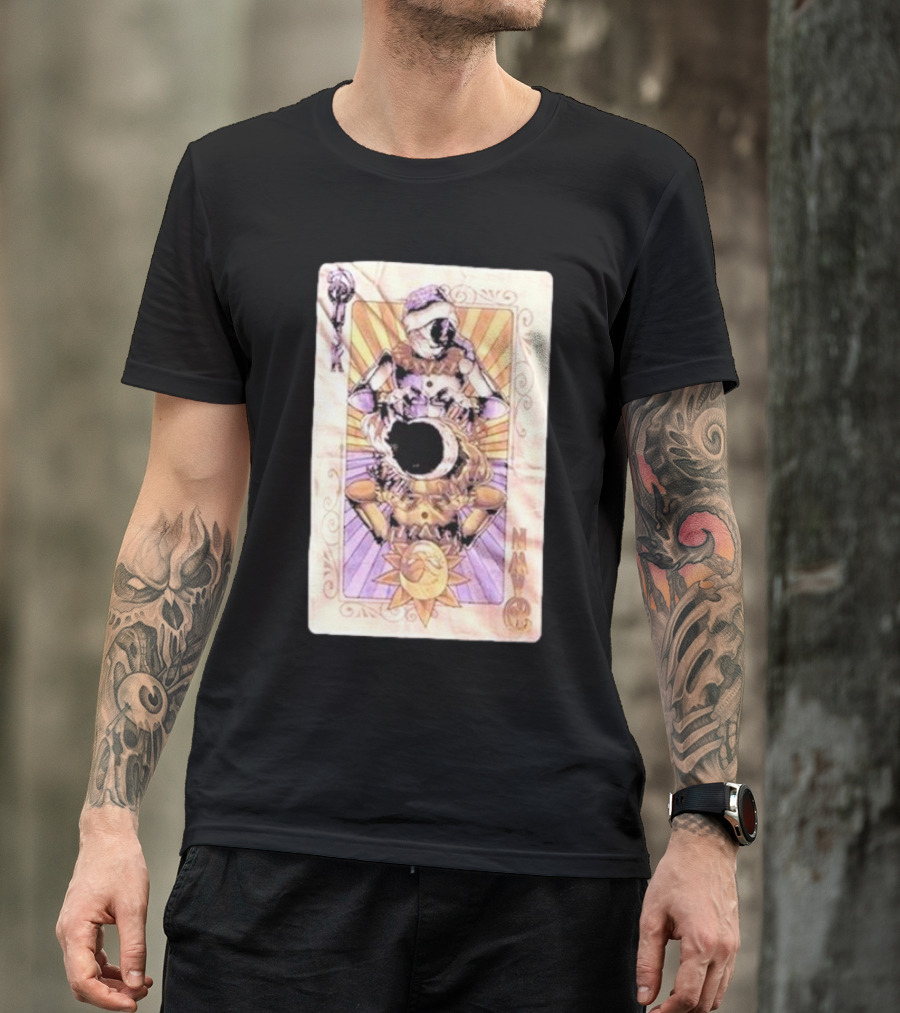 Five Nights At Freddy’s Security Breach Sun And Moon Tarot Card T-Shirt