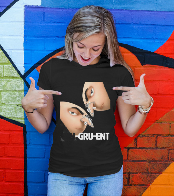 Felonious Gru CON-GRU-ENT Reflection Geometric Parallels T-Shirt
