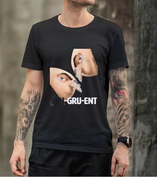 Felonious Gru CON-GRU-ENT Reflection Geometric Parallels T-Shirt
