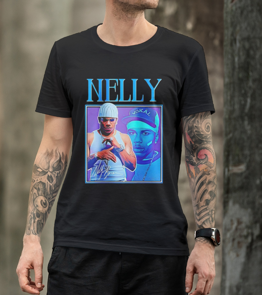 Nelly Vokal Hat And Iconic Signature T-Shirt