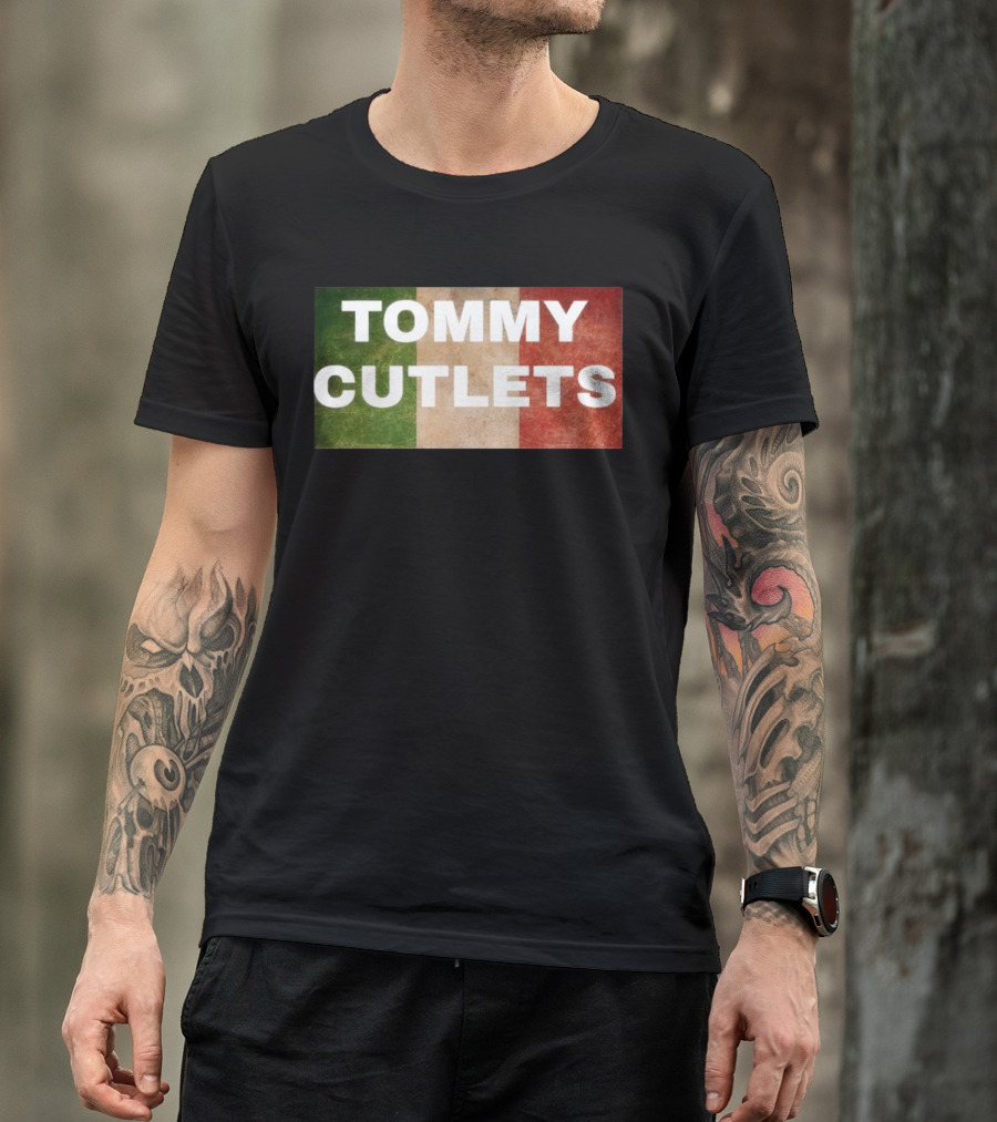 Tommy Cutlets Italian Flag Tommy Devito T-Shirt