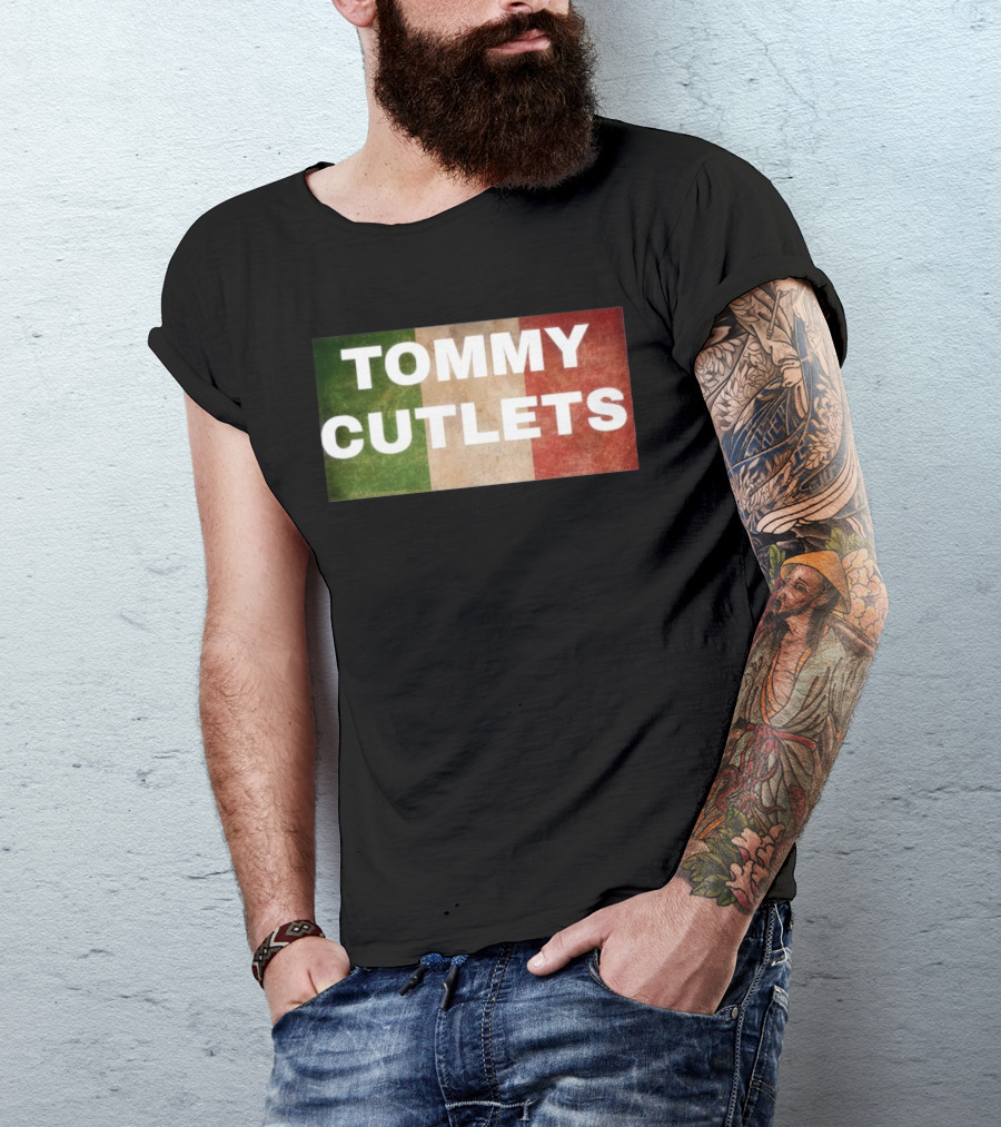 Tommy Cutlets Italian Flag Tommy Devito T-Shirt