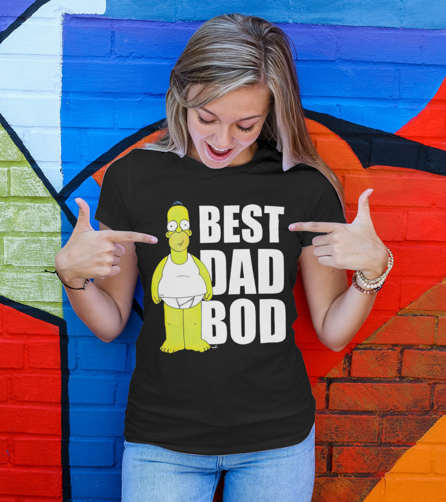 Homer Simpson Best Dad Bod The Simpsons T-Shirt