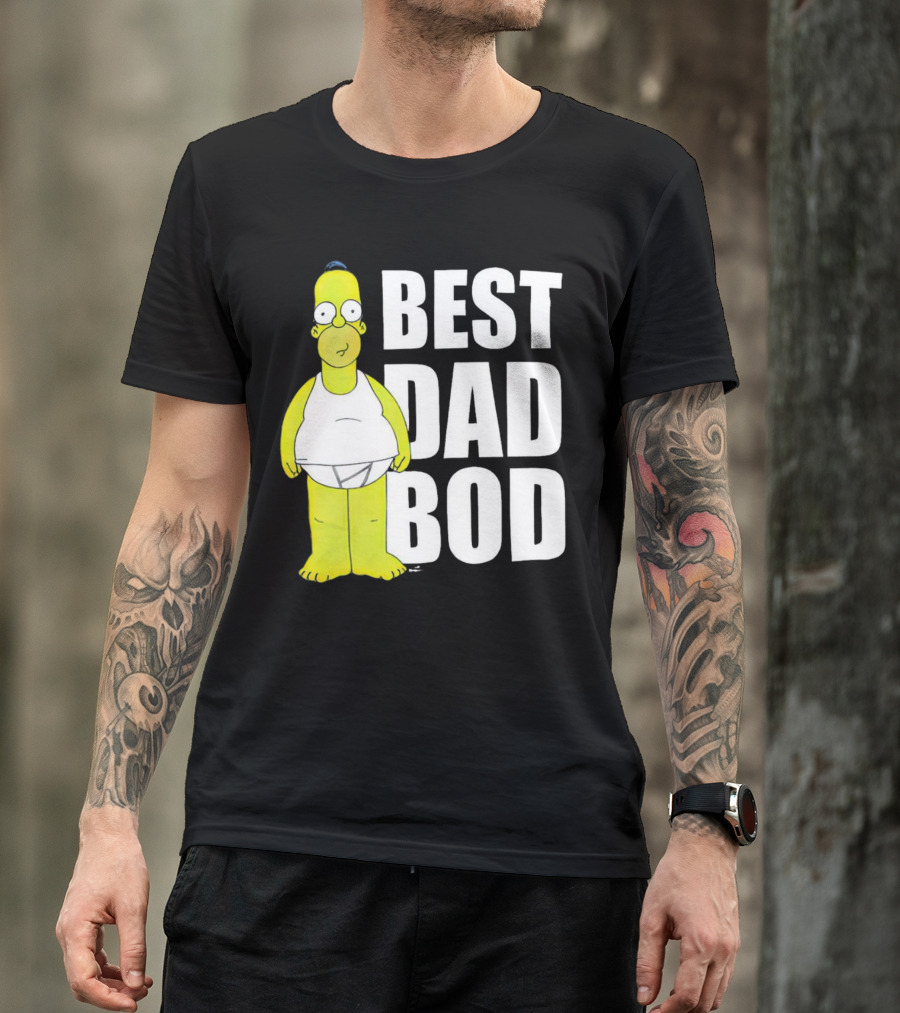 Homer Simpson Best Dad Bod The Simpsons T-Shirt