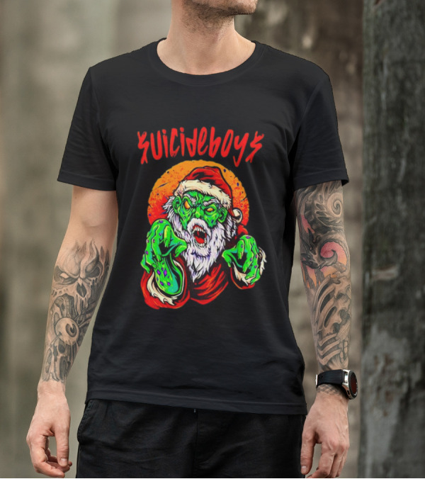 Suicideboys Zombie Santa Christmas Horror T-Shirt