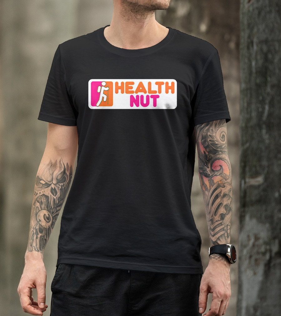 Health Nut Dunkin’ Donuts Logo Mashup T-Shirt