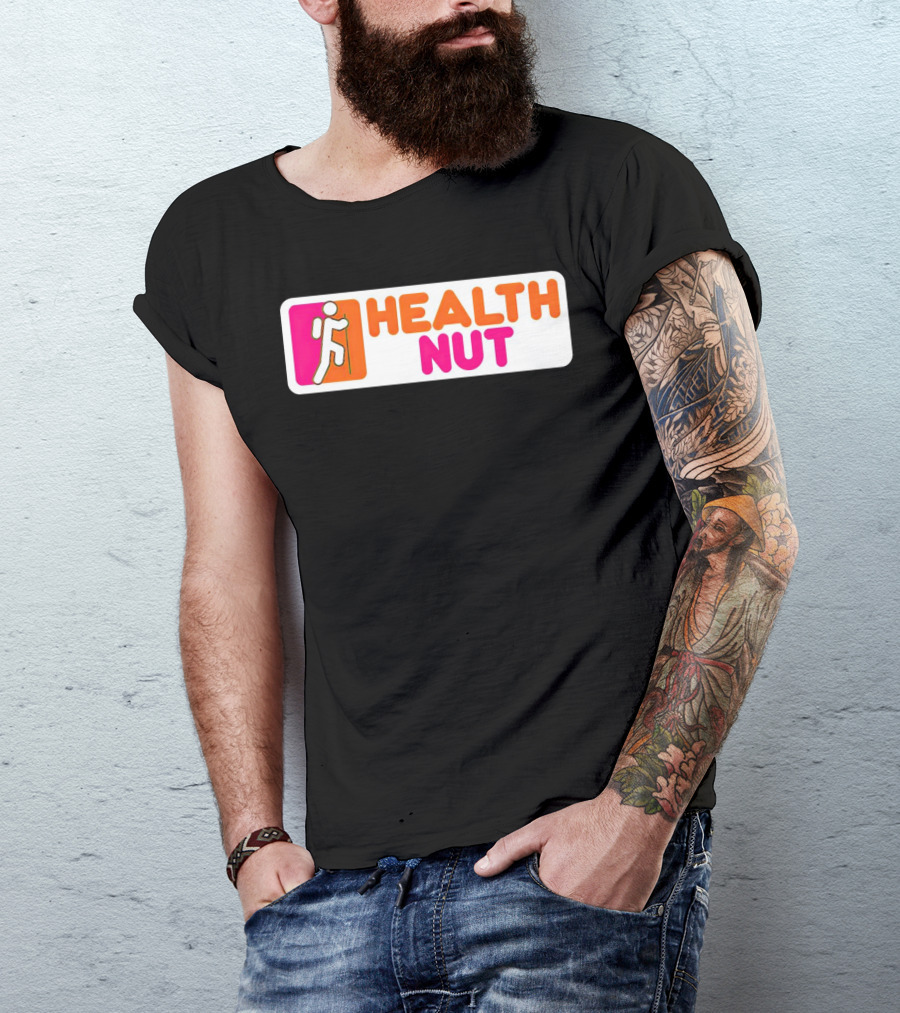 Health Nut Dunkin’ Donuts Logo Mashup T-Shirt