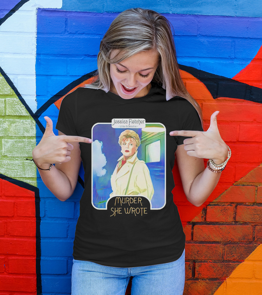 Jessica Fletcher Writer Detective Murder She Wrote T-Shirt