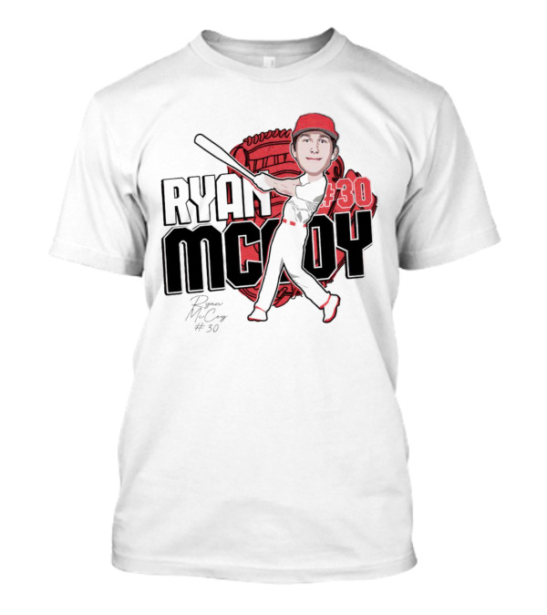 Ryan McCoy #30 Louisville Cardinals Baseball 2024 Signature T-Shirt