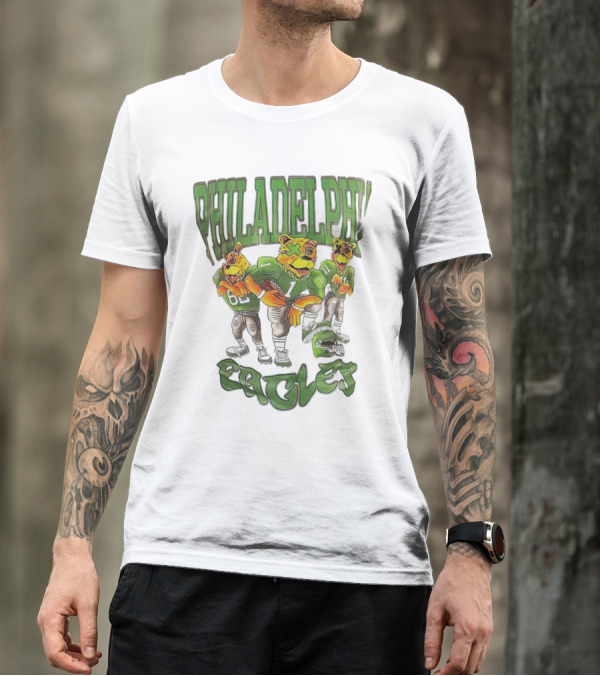 Philadelphia Eagles Bears Football T-Shirt