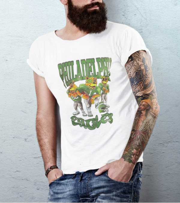 Philadelphia Eagles Bears Football T-Shirt