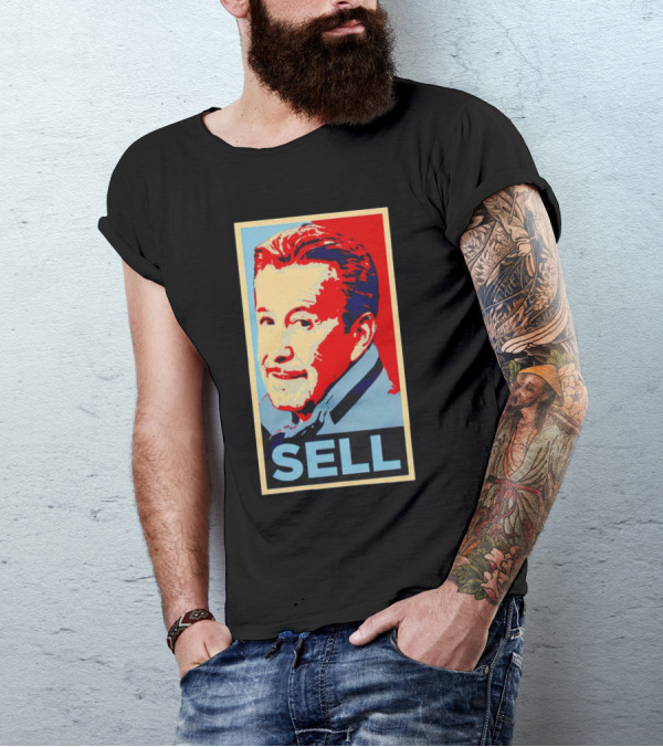 Sell Hope Style Portrait Red Blue Face T-Shirt