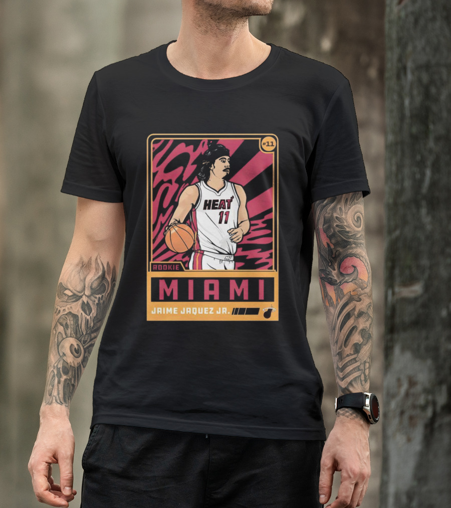 Jaime Jaquez Jr. Miami Heat Rookie Card #11 T-Shirt