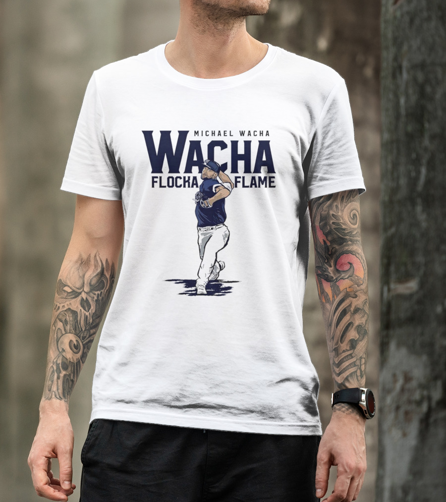 Michael Wacha Flocka Flame Pitching Baseball Kansas City Royals T-Shirt