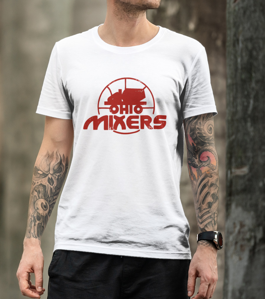 Ohio Mixers Basketball Concrete Truck T-Shirt