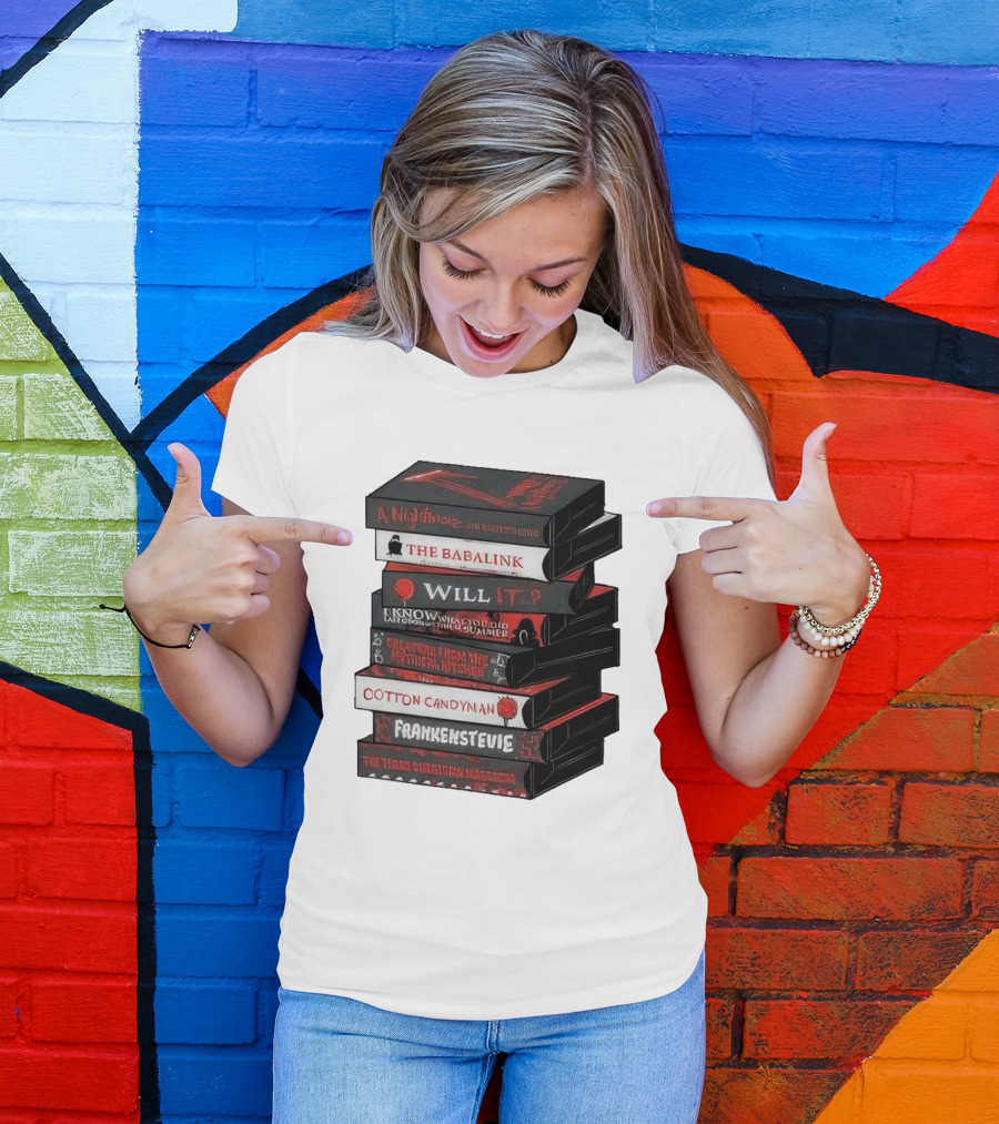 A Nightmare On Elm Street The Babalink Will It Labyrinth Of The Odd Video Summer Obstacle Course Cotton Candyman Frankenstein Stevie T-Shirt