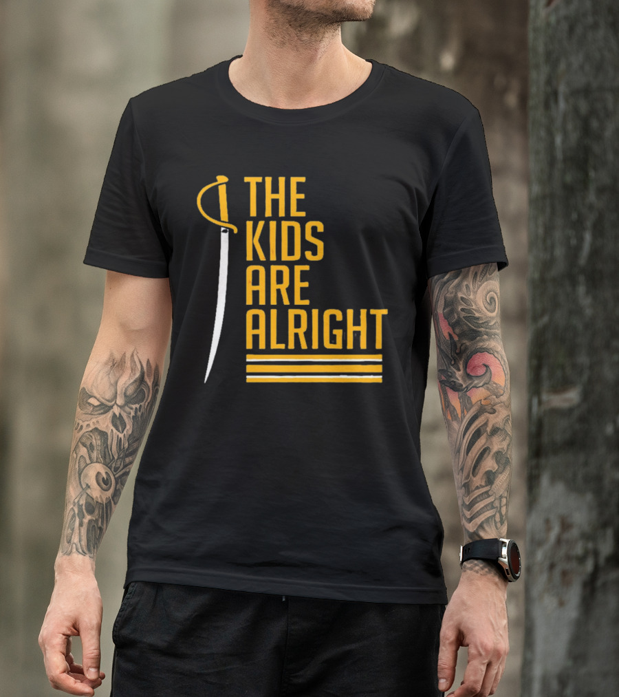The Kids Are Alright Buffalo Sabres Sword And Stripe T-Shirt
